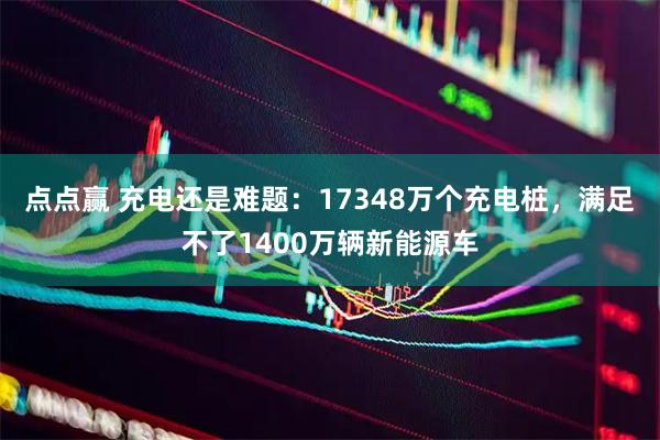 点点赢 充电还是难题:17348万个充电桩,满足不了1400万辆新能源车
