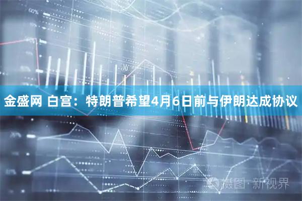 金盛网 白宫：特朗普希望4月6日前与伊朗达成协议