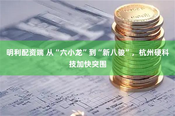 明利配资端 从“六小龙”到“新八骏”，杭州硬科技加快突围
